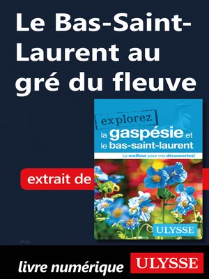 cover image of Le Bas-Saint-Laurent au gré du fleuve